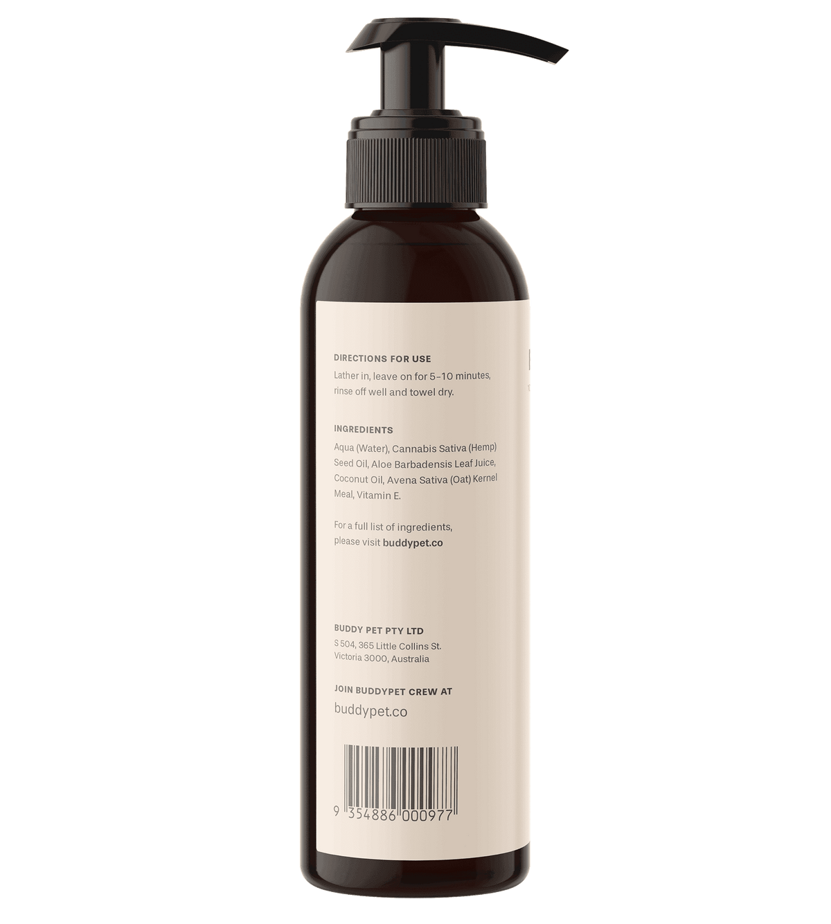 BUDDYPET Hemp Oil Conditioner for Dogs
